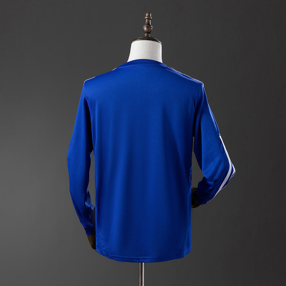 Camisola Chelsea Principal 09/10 Retro - Manga Comprida