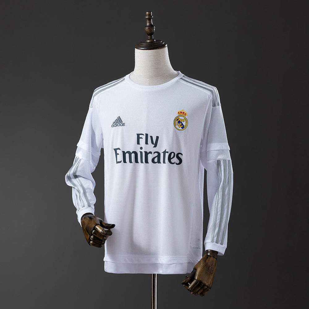 Camisola Real Madrid Principal 15/16 Retro - Manga Comprida