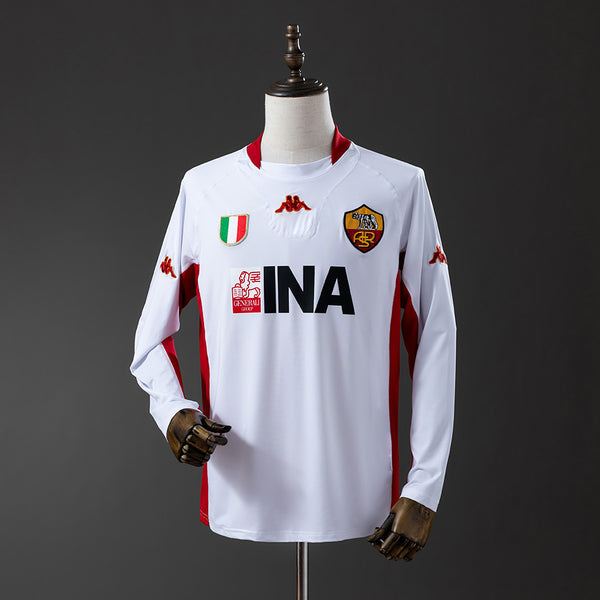 Camisola Roma Alternativa 01/02 Retro - Manga Comprida