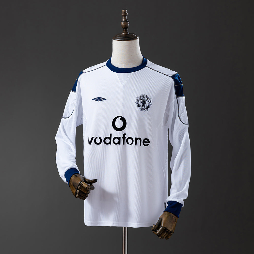 Camisola Manchester United Alternativa 00/01 Retro - Manga Comprida