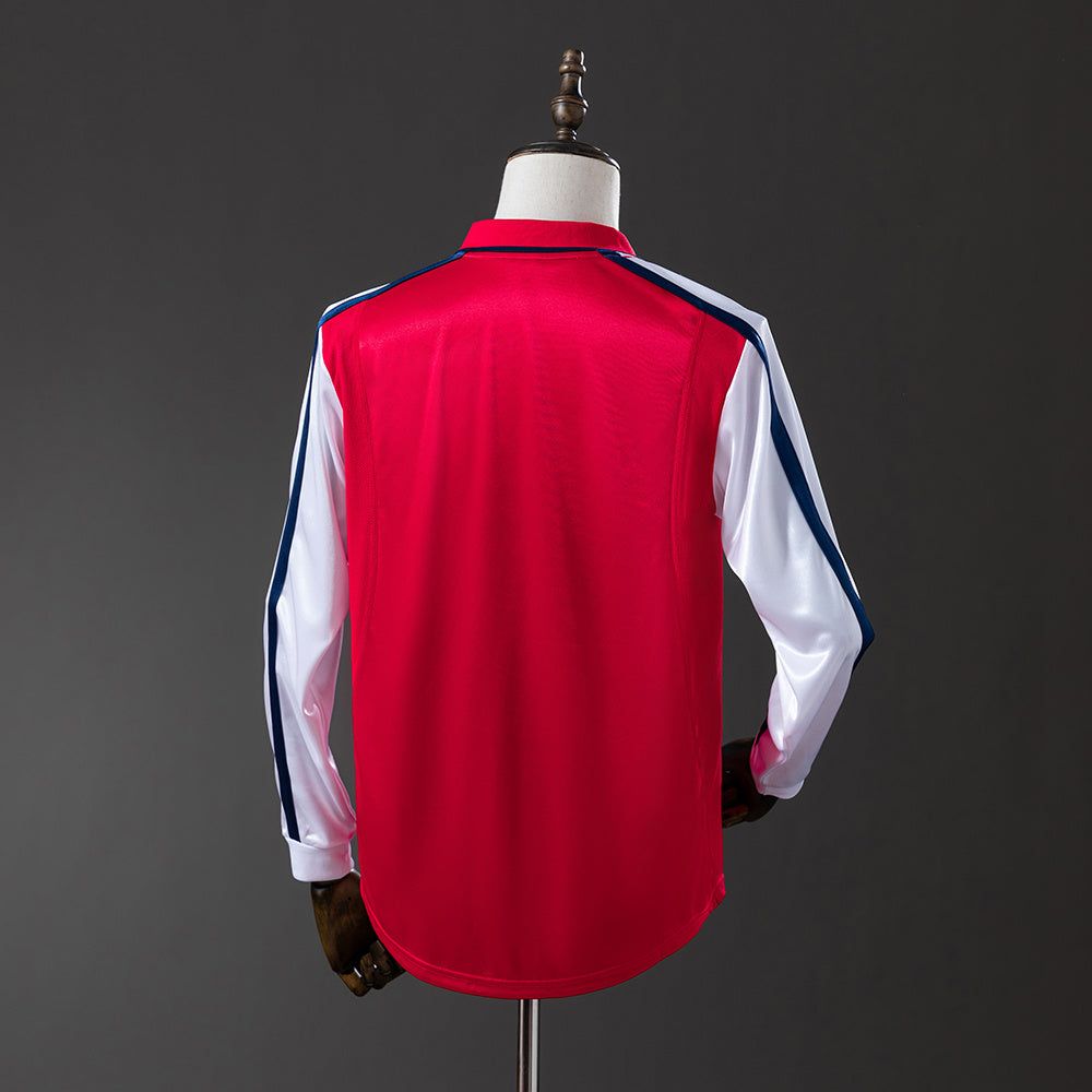 Camisola Arsenal Principal 01/02 Retro - Manga Comprida