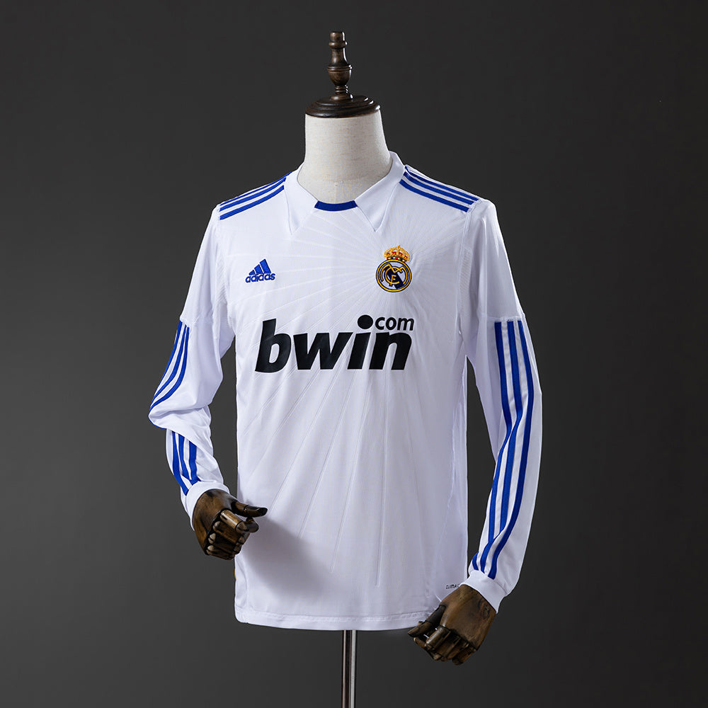 Camisola Real Madrid Principal 10/11 Retro - Manga Comprida
