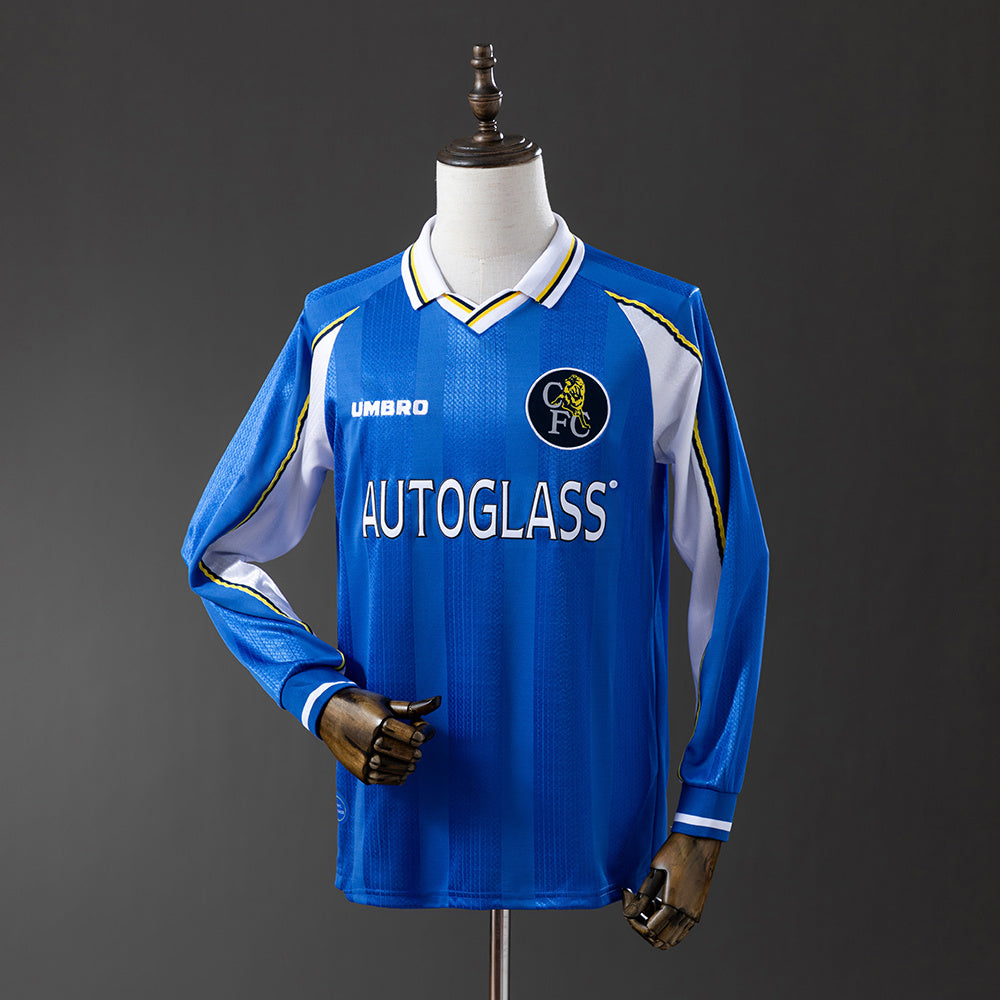 Camisola Chelsea Principal 97/99 Retro - Manga Comprida