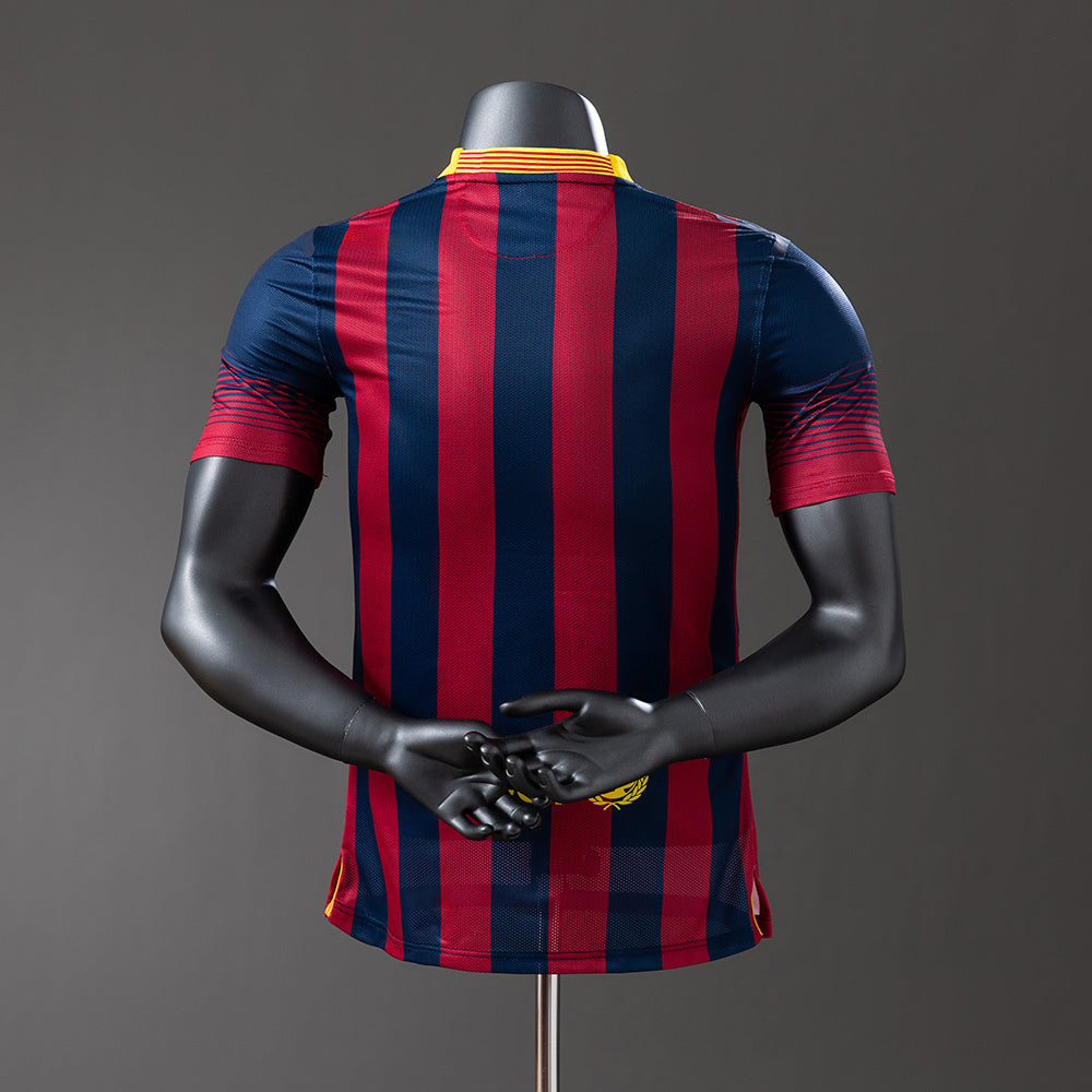 Camisola Barcelona Principal 13/14 Retro - Versão Jogador