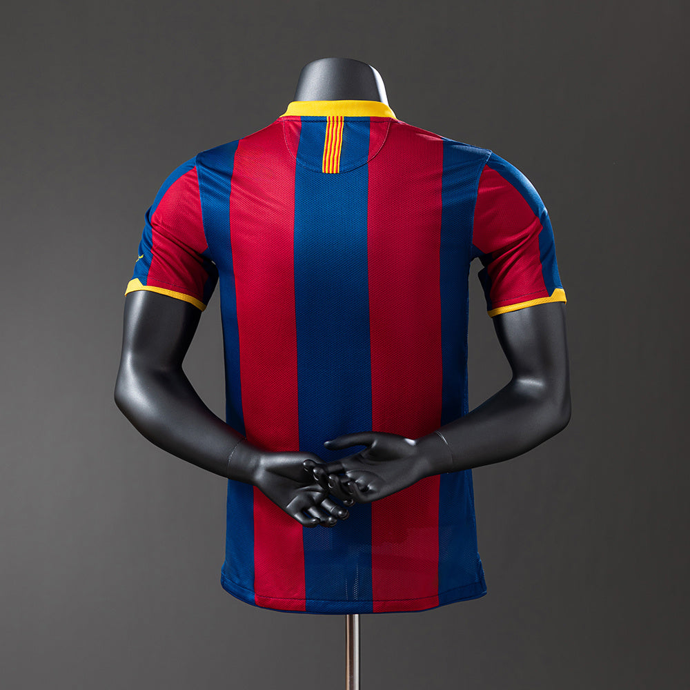 Camisola Barcelona Principal 10/11 Retro - Versão Jogador