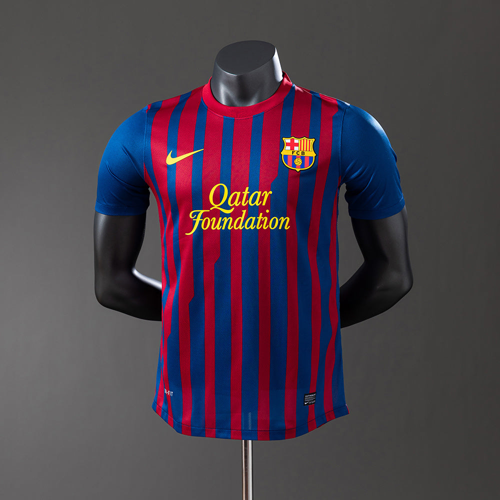 Camisola Barcelona Principal 11/12 Retro - Versão Jogador