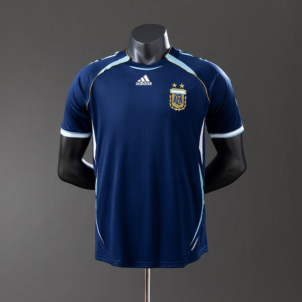 Camisola Argentina Alternativa 06/07 Retro - Versão Jogador