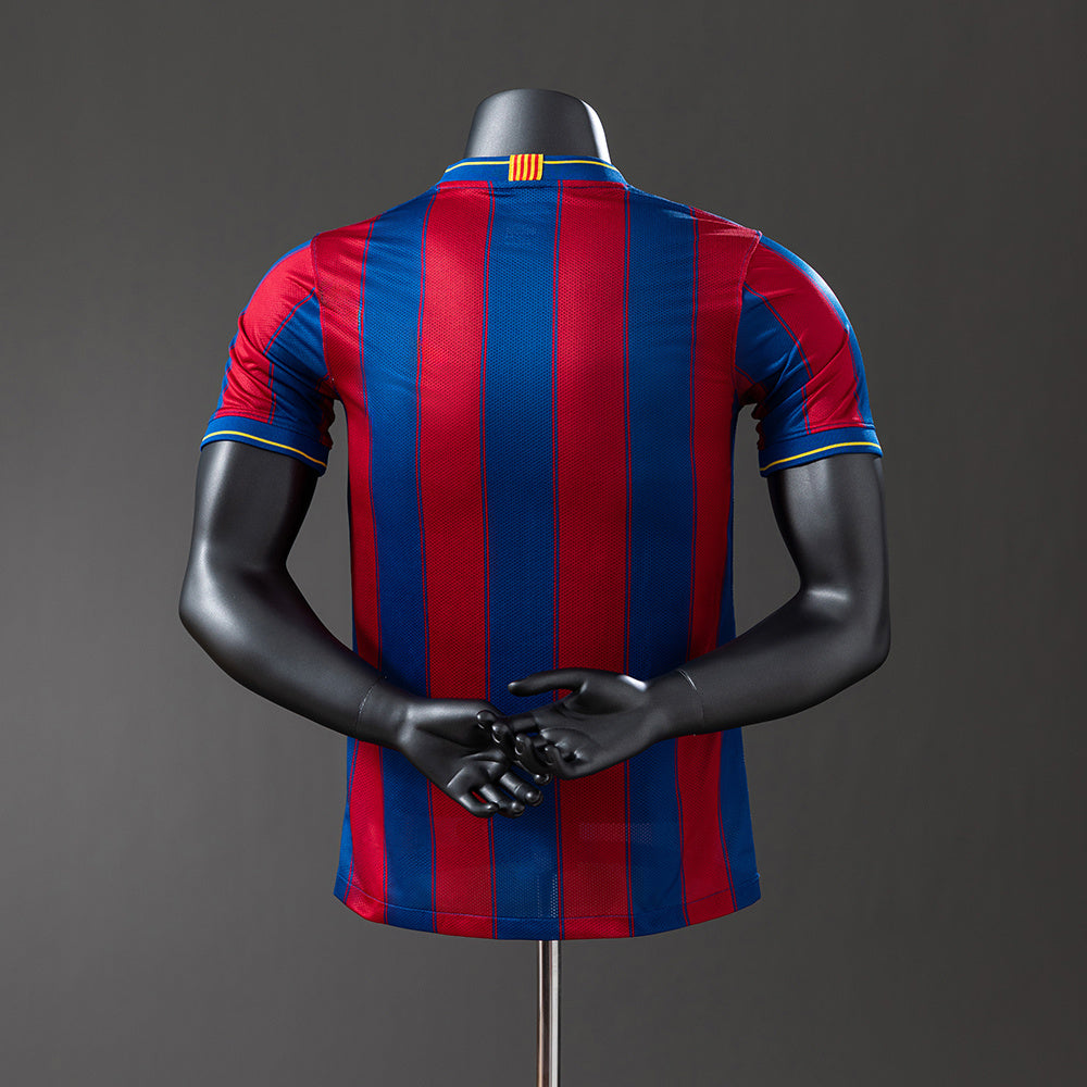 Camisola Barcelona Principal 09/10 Retro - Versão Jogador