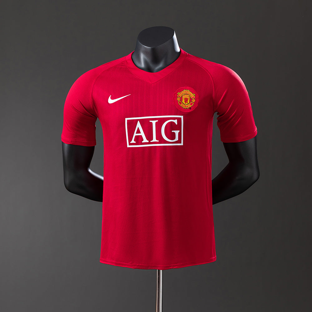 Camisola Manchester United Principal 07/08 Retro - Versão Jogador