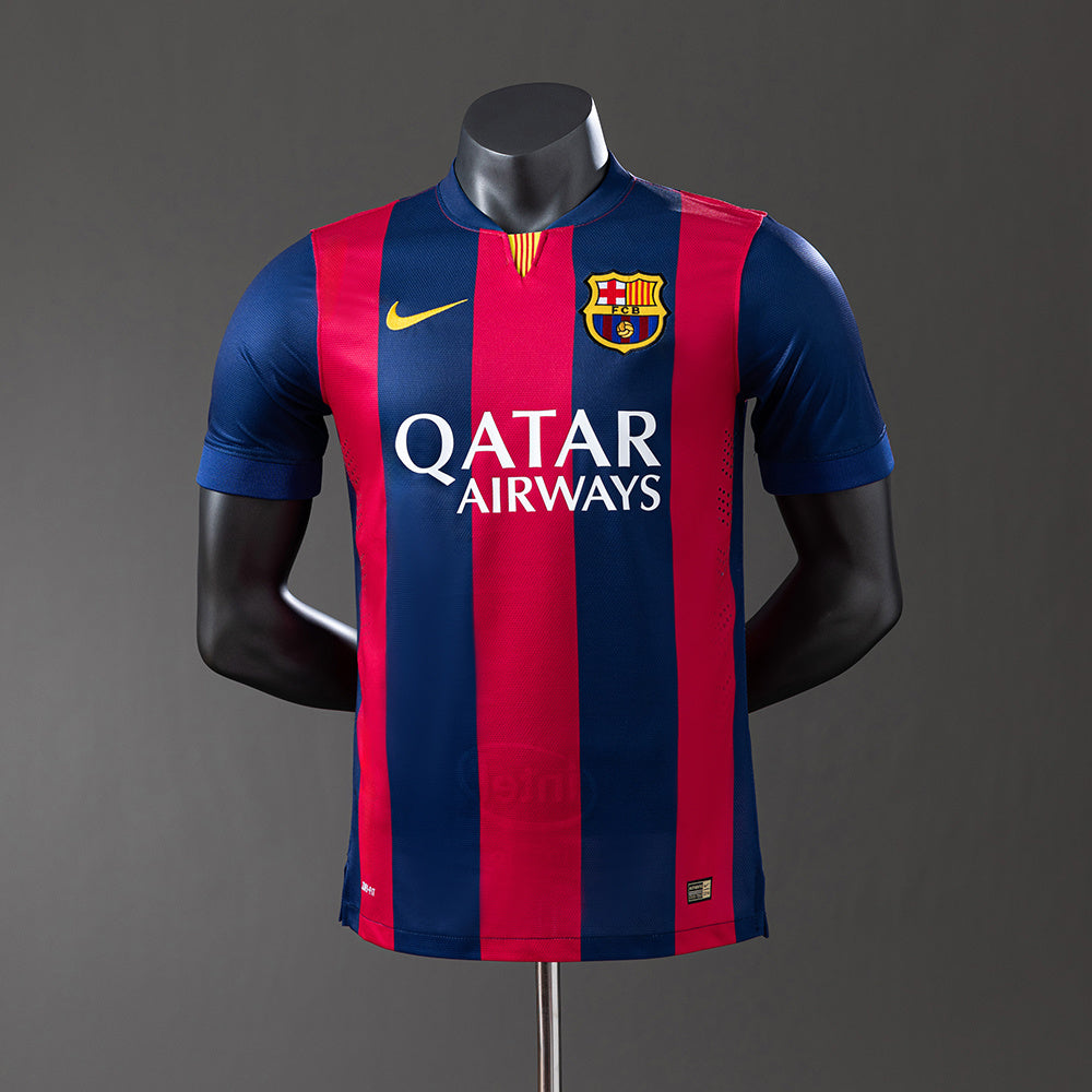 Camisola Barcelona Principal 14/15 Retro - Versão Jogador