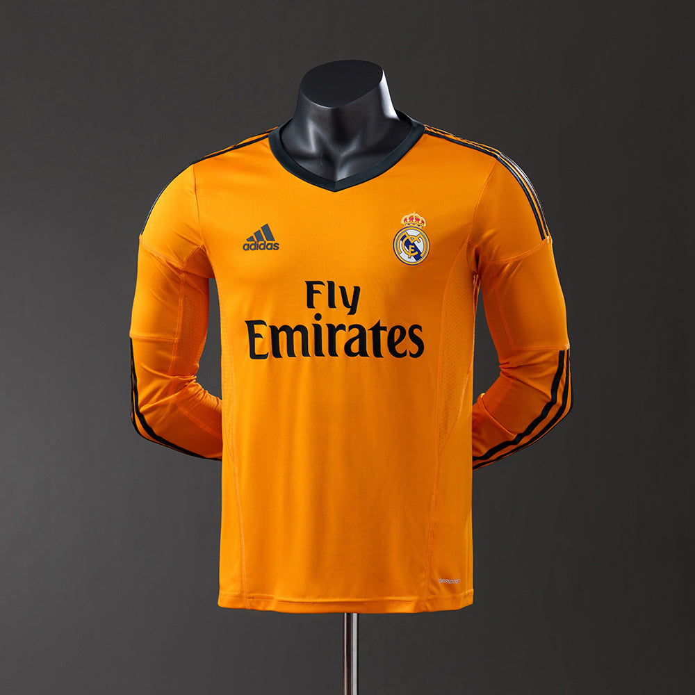 Camisola Real Madrid Terceira 13/14 Retro - Manga Comprida - Versão Jogador