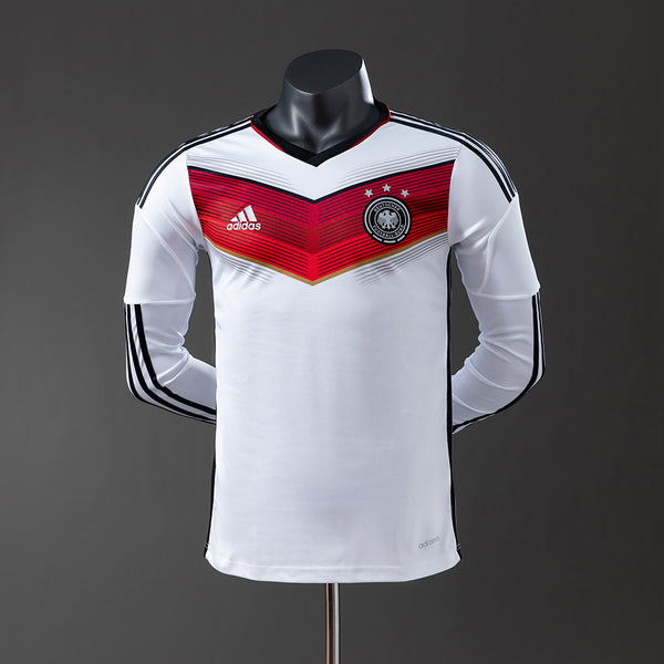 Camisola Alemanha Principal 14/15 Retro - Manga Comprida - Versão Jogador