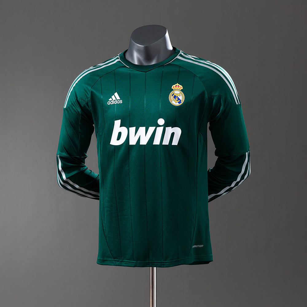 Camisola Real Madrid Terceira 12/13 Retro - Manga Comprida - Versão Jogador