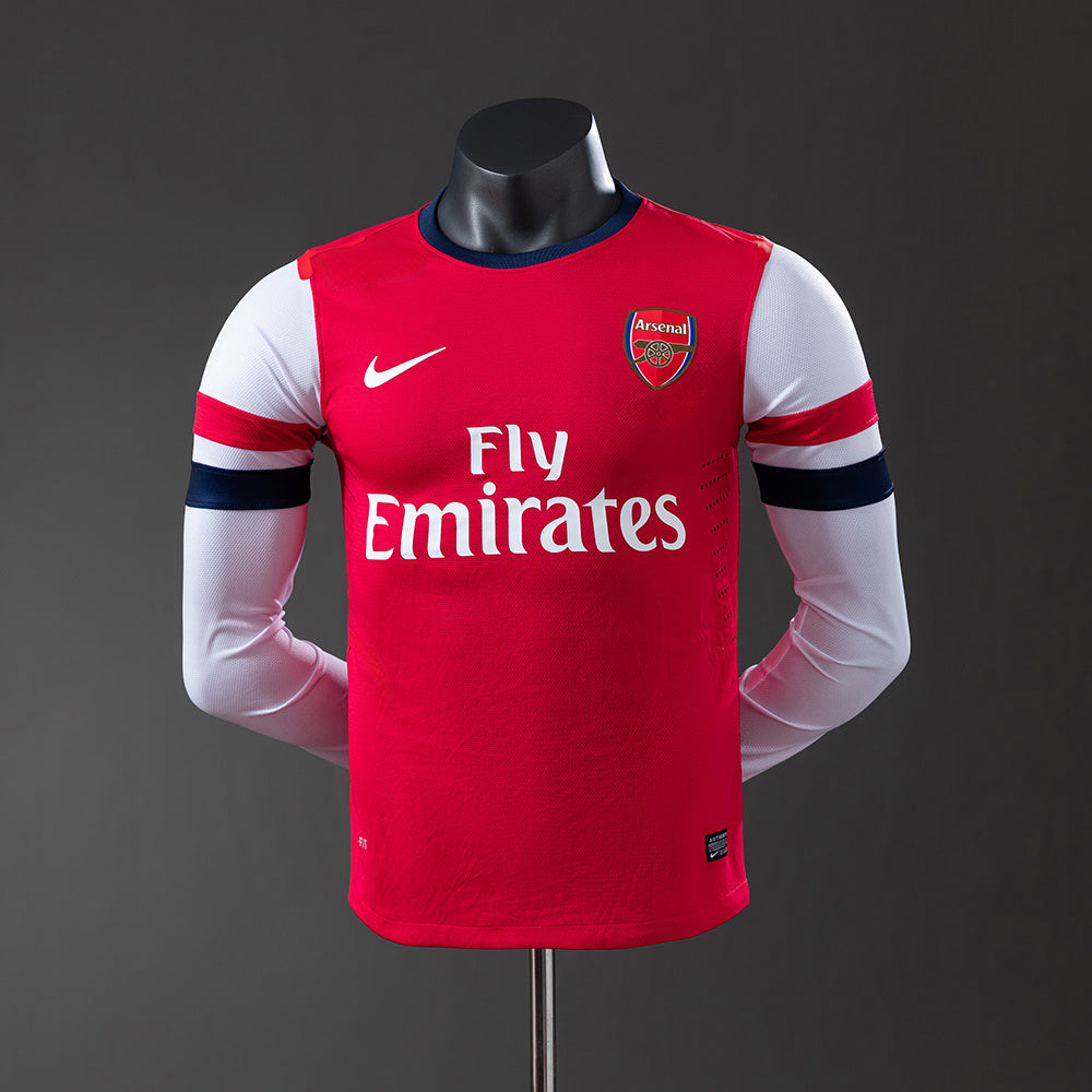 Camisola Arsenal Principal 12/13 Retro - Manga Comprida - Versão Jogador