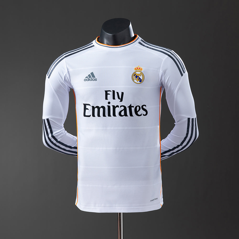 Camisola Real Madrid Principal 13/14 Retro - Manga Comprida - Versão Jogador