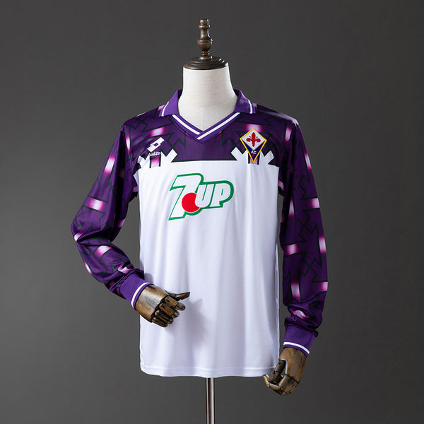 Camisola Fiorentina Alternativa 92/93 Retro - Manga Comprida