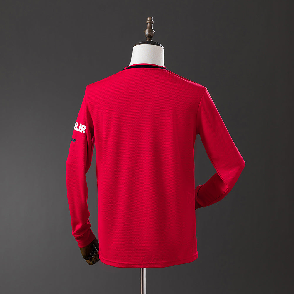Camisola Manchester United Principal 19/20 Retro - Manga Comprida