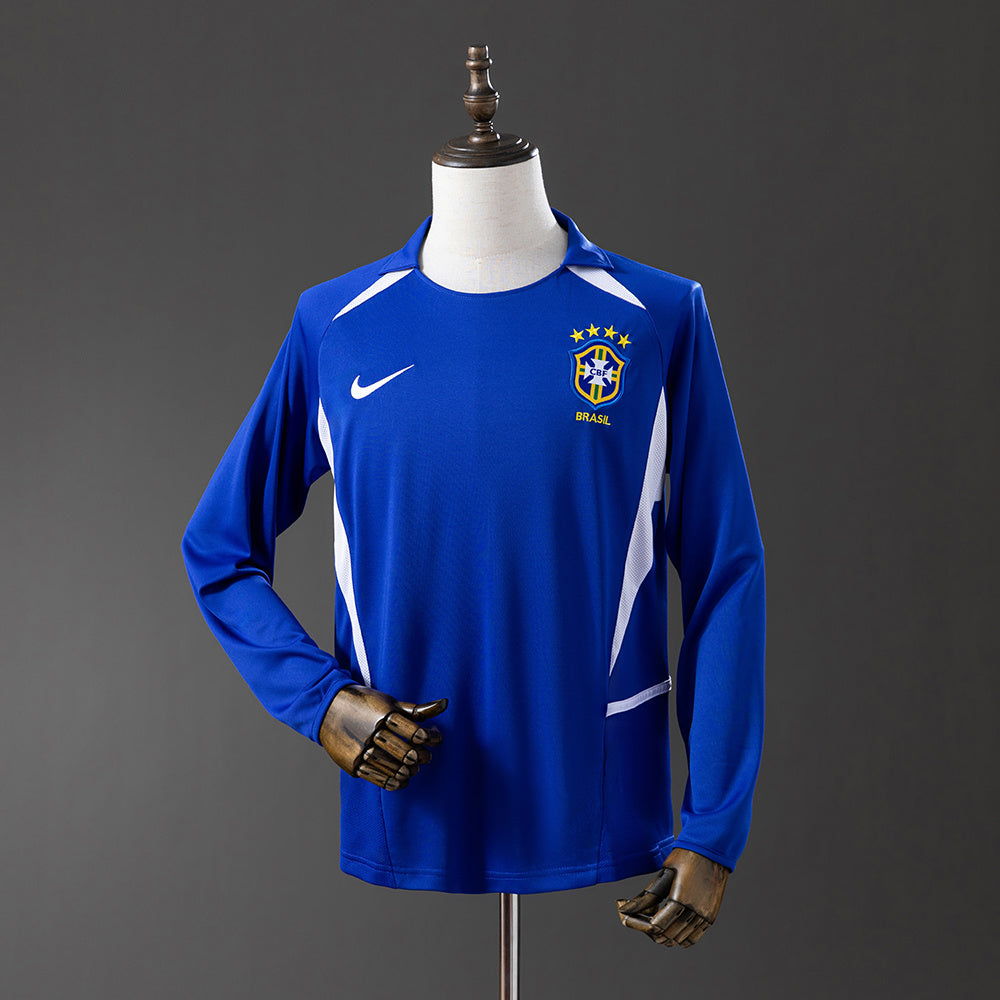 Camisola Brasil Alternativa 02/03 Retro - Manga Comprida