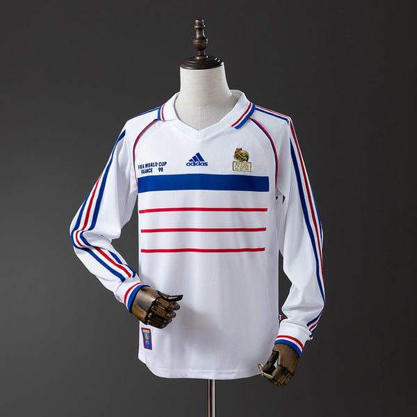 Camisola França Alternativa 98/99 Retro - Manga Comprida