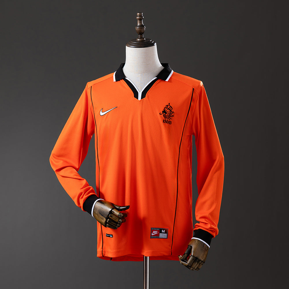 Camisola Holanda Principal 98/99 Retro - Manga Comprida