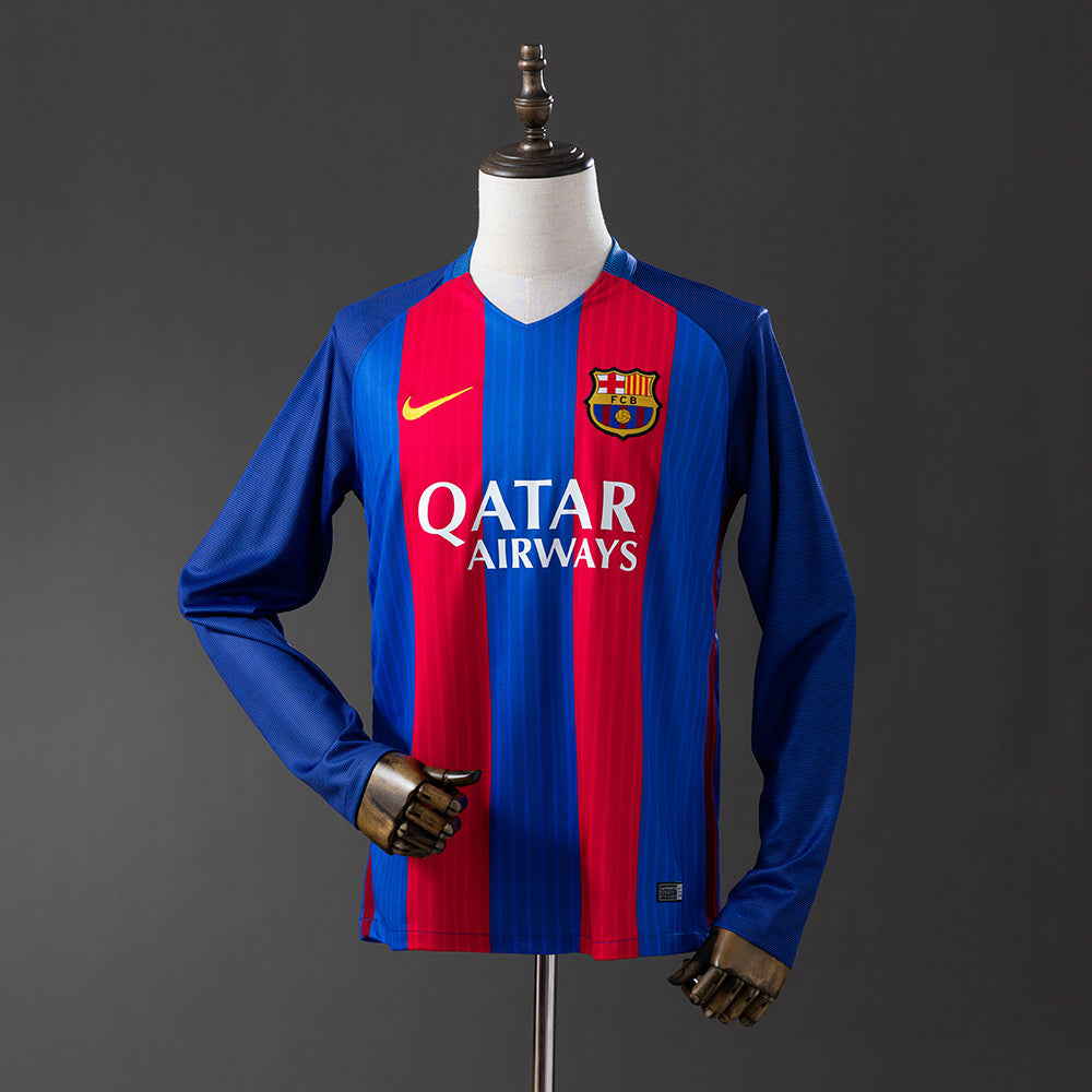 Camisola Barcelona Principal 16/17 Retro - Manga Comprida