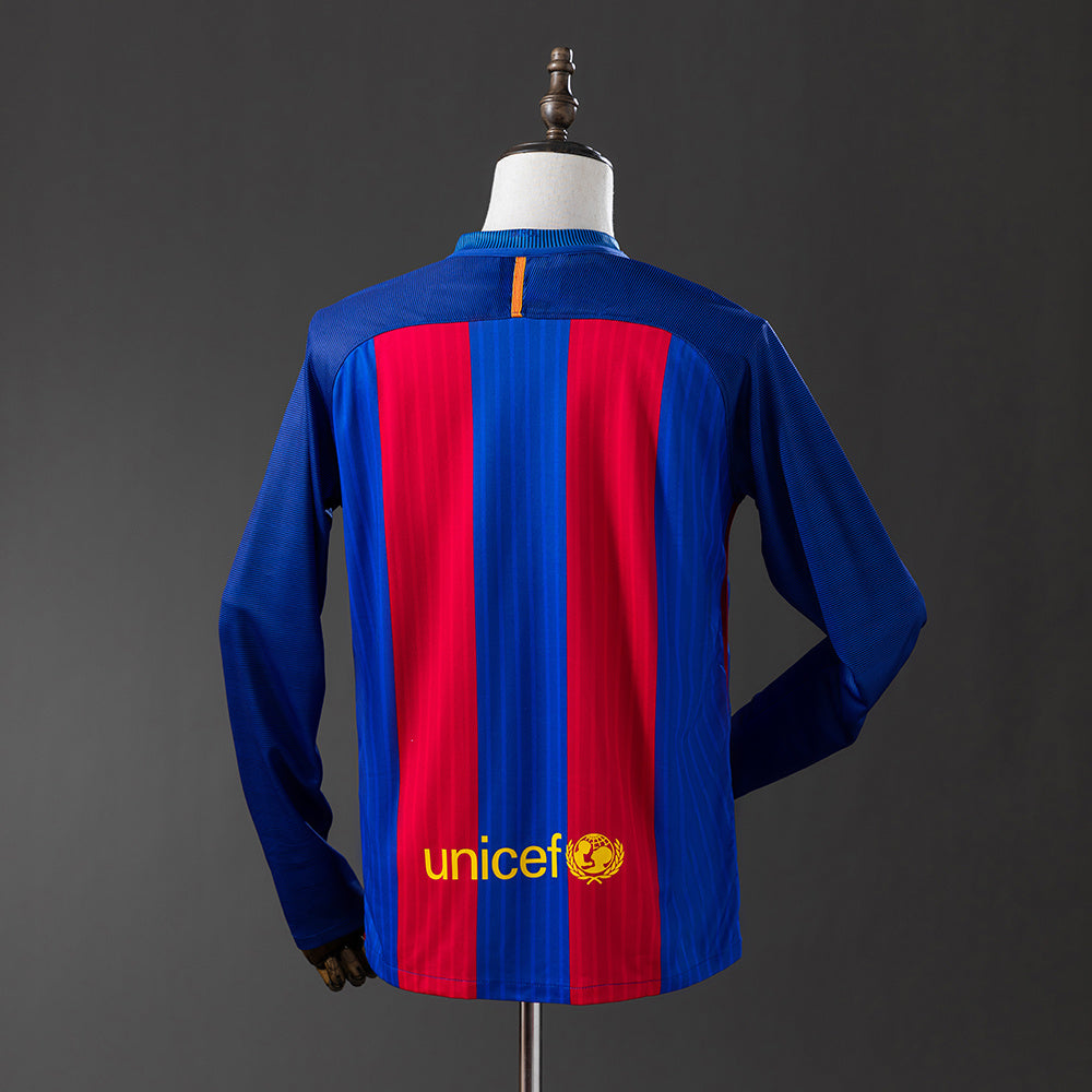 Camisola Barcelona Principal 16/17 Retro - Manga Comprida