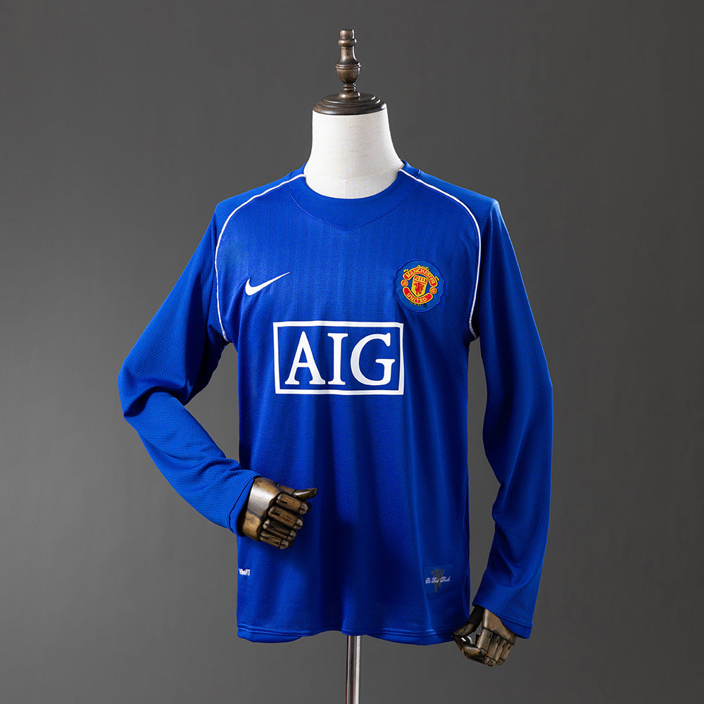Camisola Manchester United Guarda-Redes 07/08 Retro - Manga Comprida (Modelo 2)
