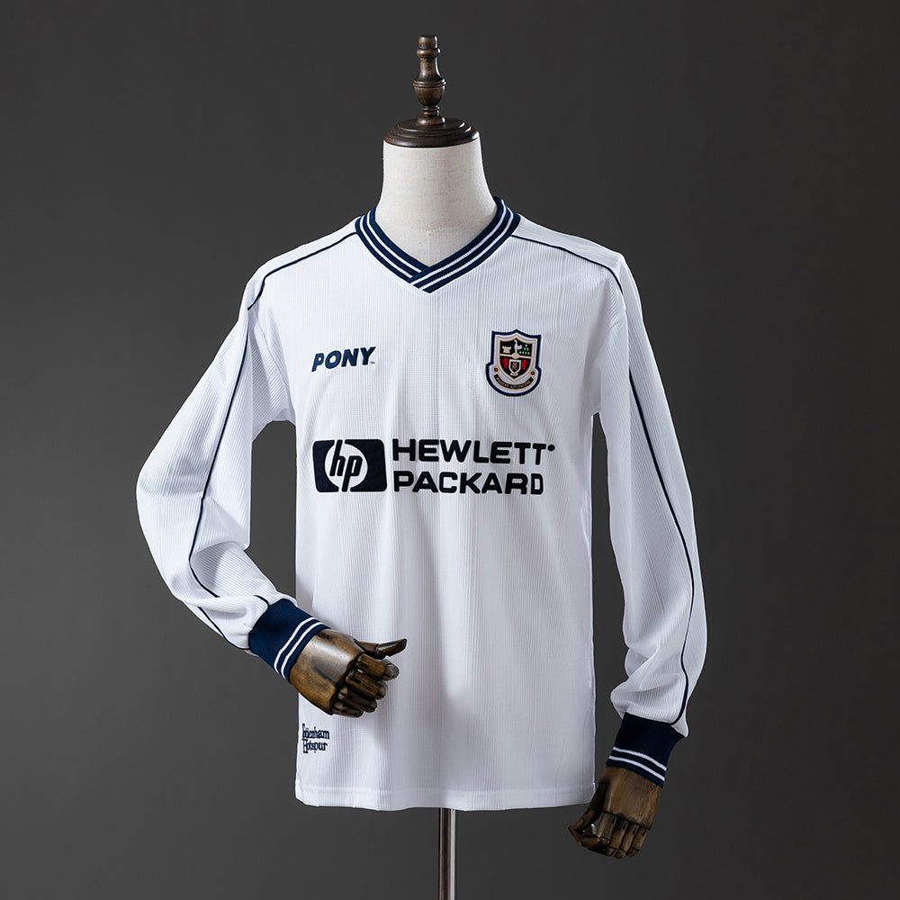 Camisola Tottenham Hotspur Principal 97/99 Retro - Manga Comprida
