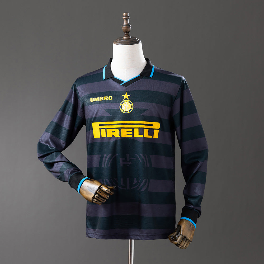 Camisola Inter de Milão Terceira 97/98 Retro - Manga Comprida