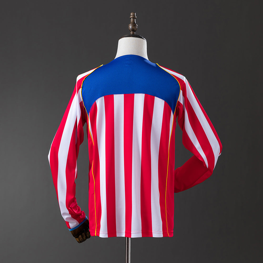 Camisola Atlético de Madrid Principal 04/05 Retro - Manga Comprida