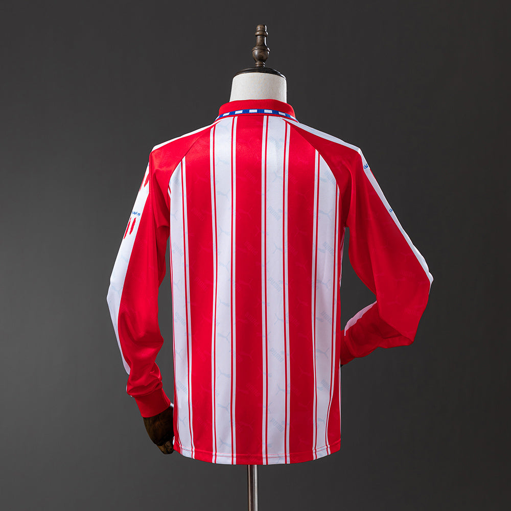 Camisola Atlético de Madrid Principal 94/95 Retro - Manga Comprida
