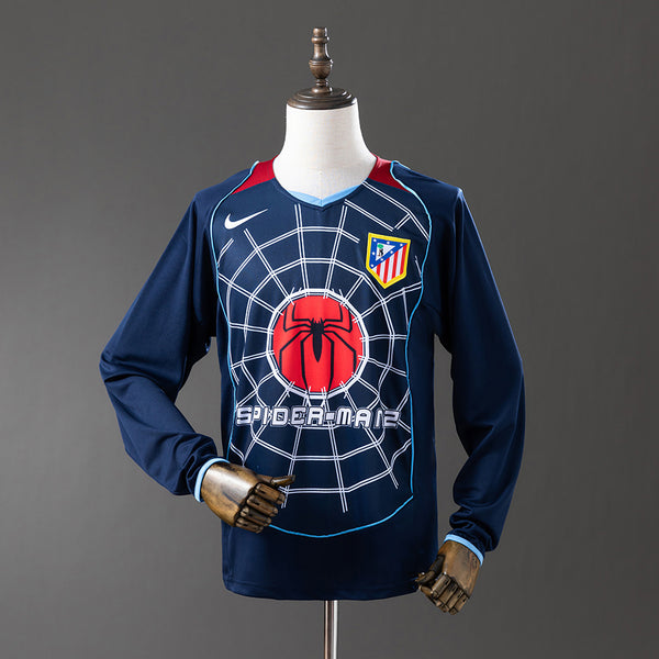 Camisola Atlético de Madrid Alternativa 04/05 Retro - Manga Comprida