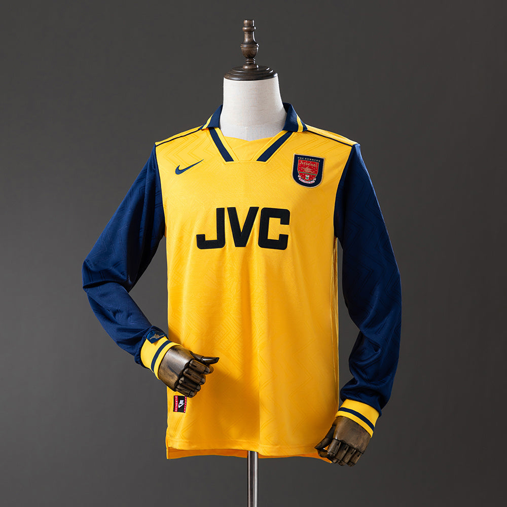 Camisola Arsenal Alternativa 96/97 Retro - Manga Comprida