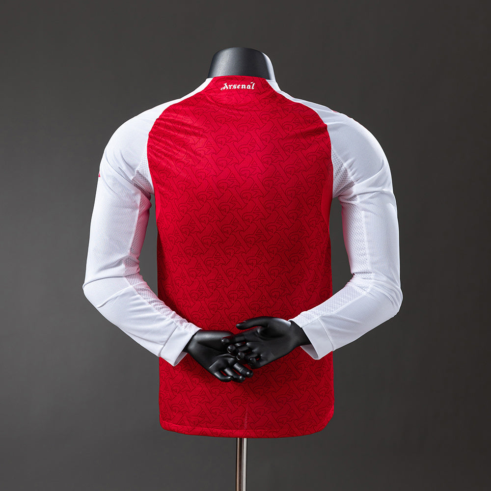 Camisola Arsenal Principal 25/26 - Manga Comprida - Versão Jogador