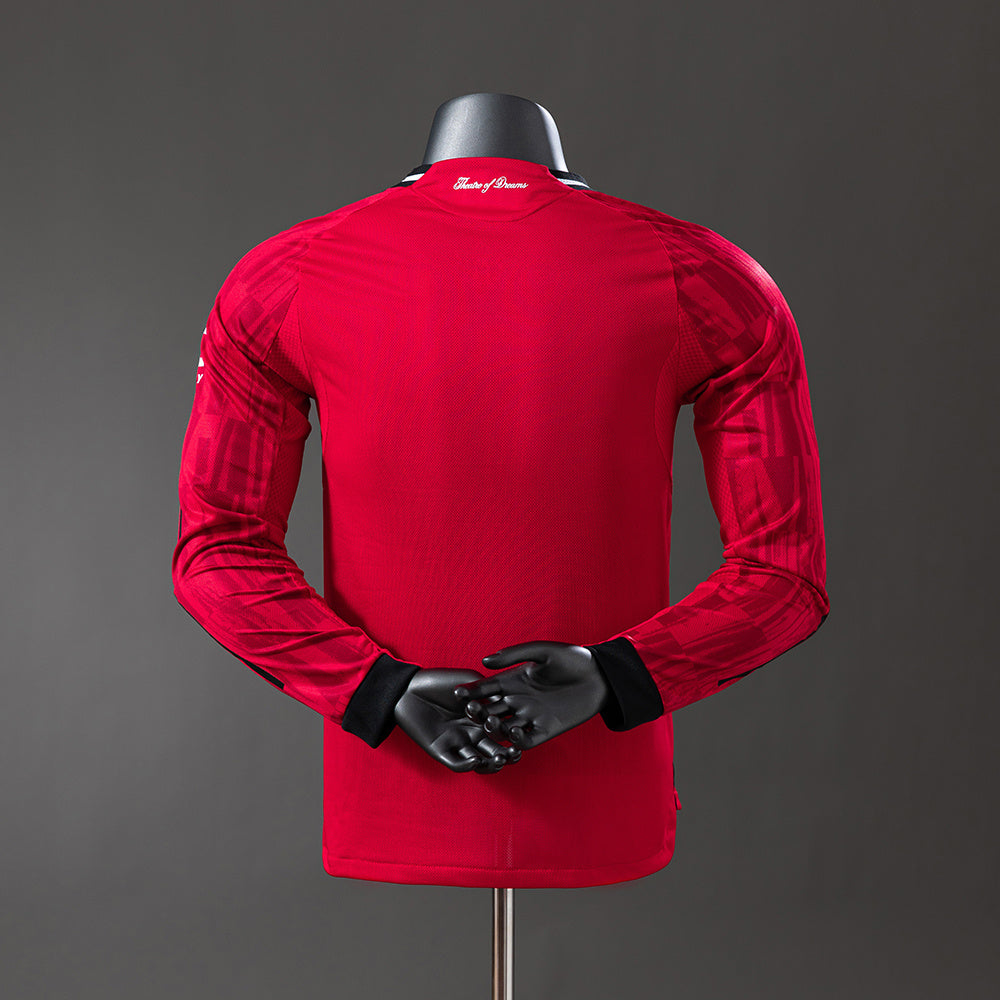Camisola Manchester United Principal 25/26 - Manga Comprida - Versão Jogador