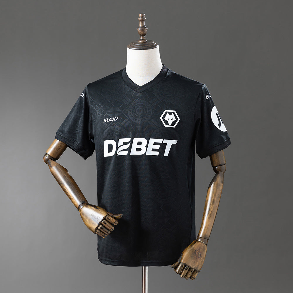 Camisola Wolves Guarda-Redes Preta 25/26