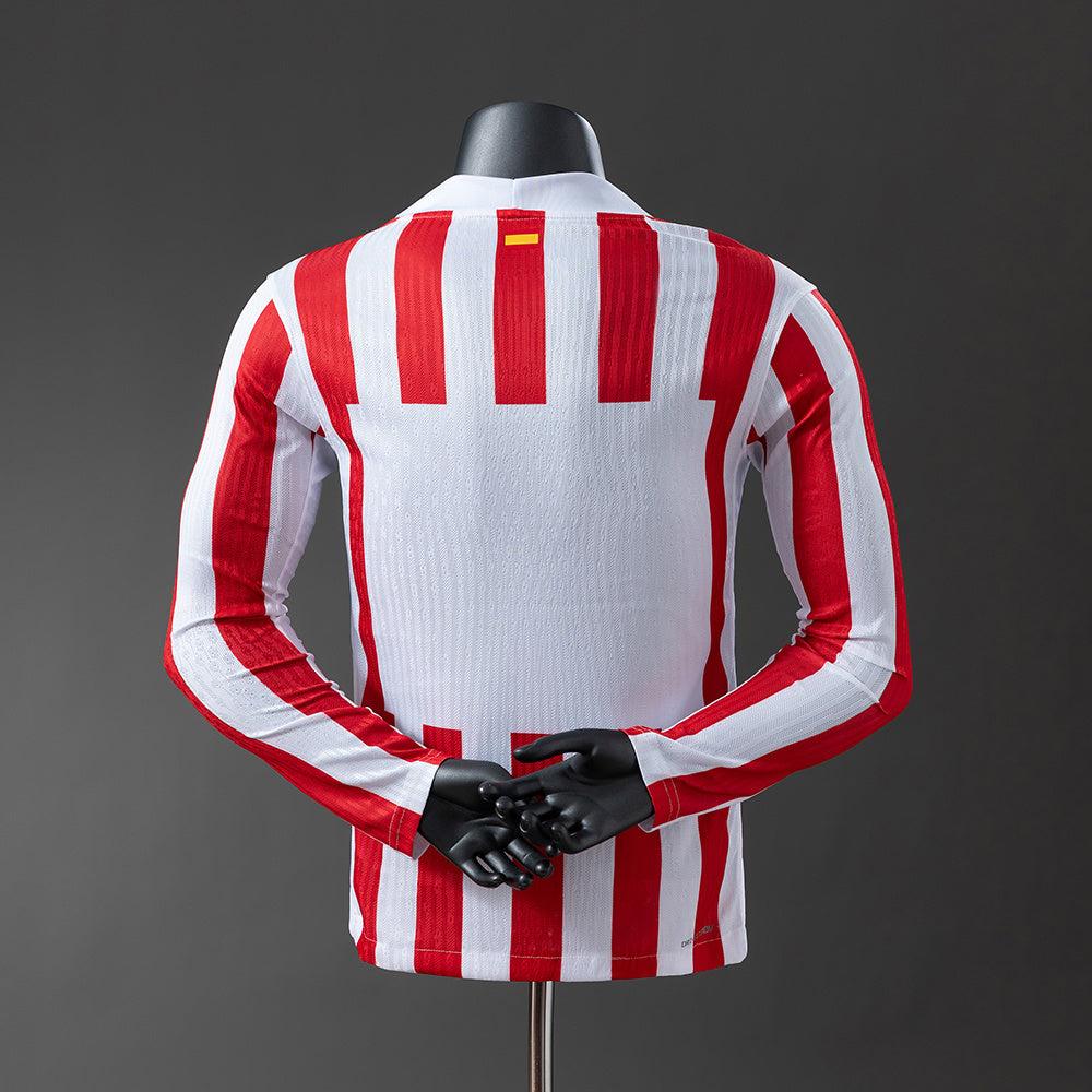 Camisola Atlético de Madrid Principal 25/26 - Manga Comprida - Versão Jogador
