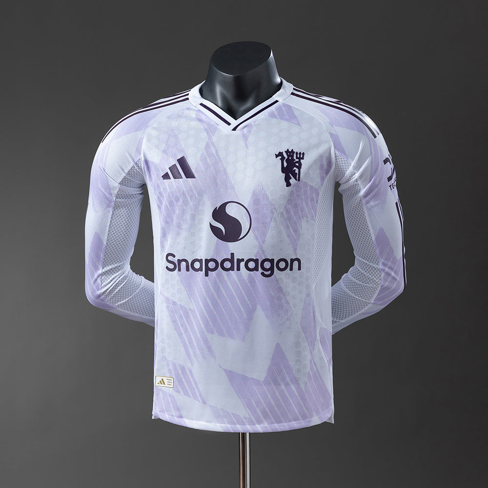 Camisola Manchester United Alternativa 25/26 - Manga Comprida - Versão Jogador