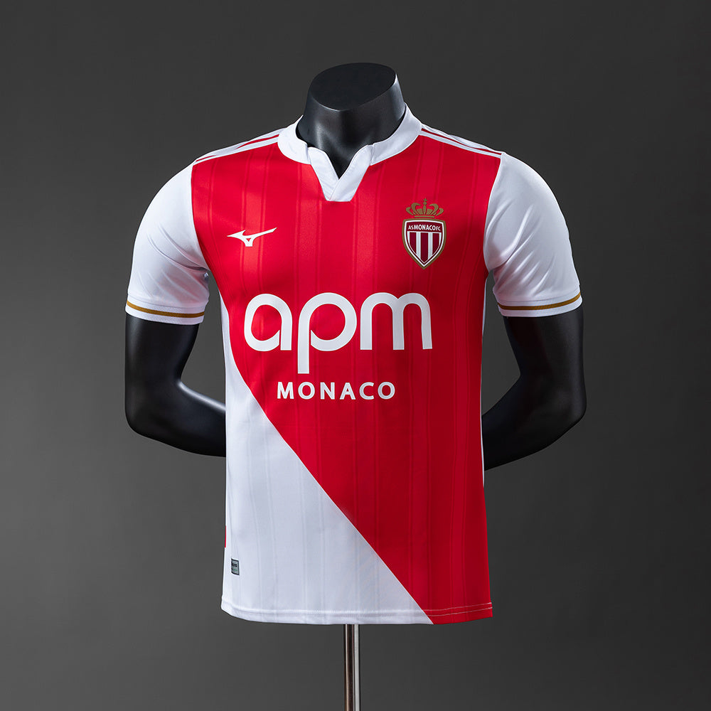 Camisola AS Monaco Principal 25/26 - Versão Jogador