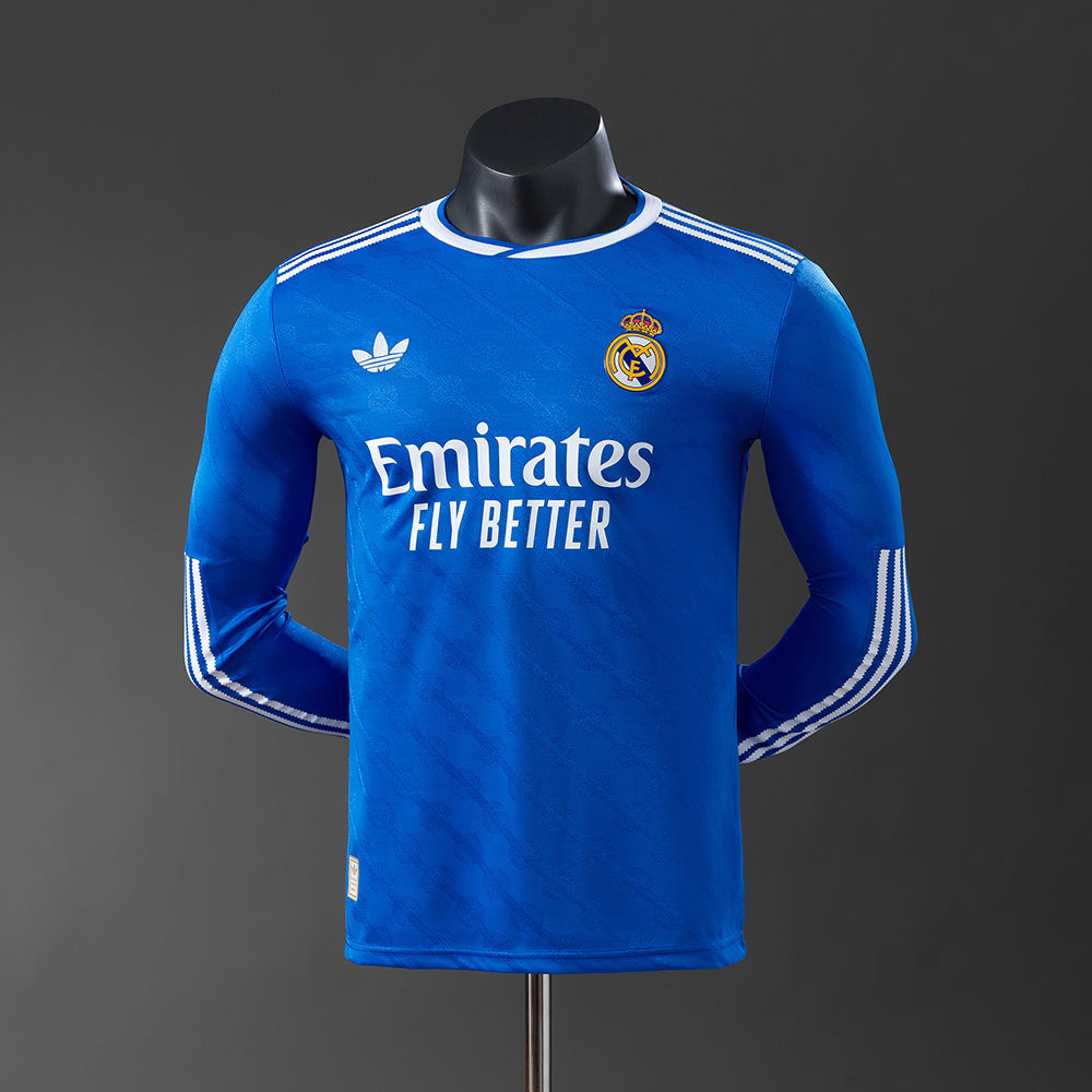 Camisola Real Madrid Terceira 25/26 - Manga Comprida - Versão Jogador