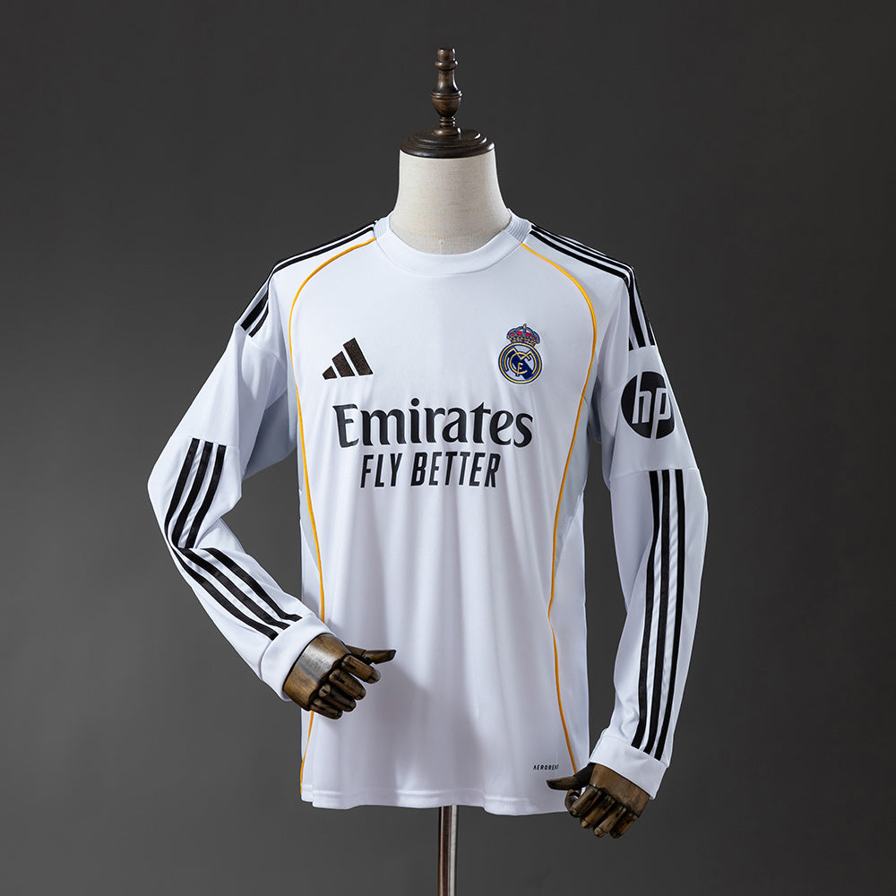 Camisola Real Madrid Principal 25/26 - Manga Comprida