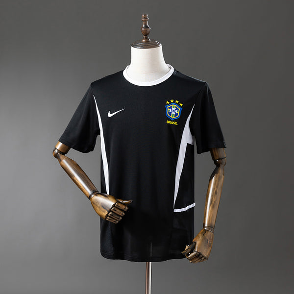 Camisola Brasil Guarda-Redes Preta 02/03 Retro
