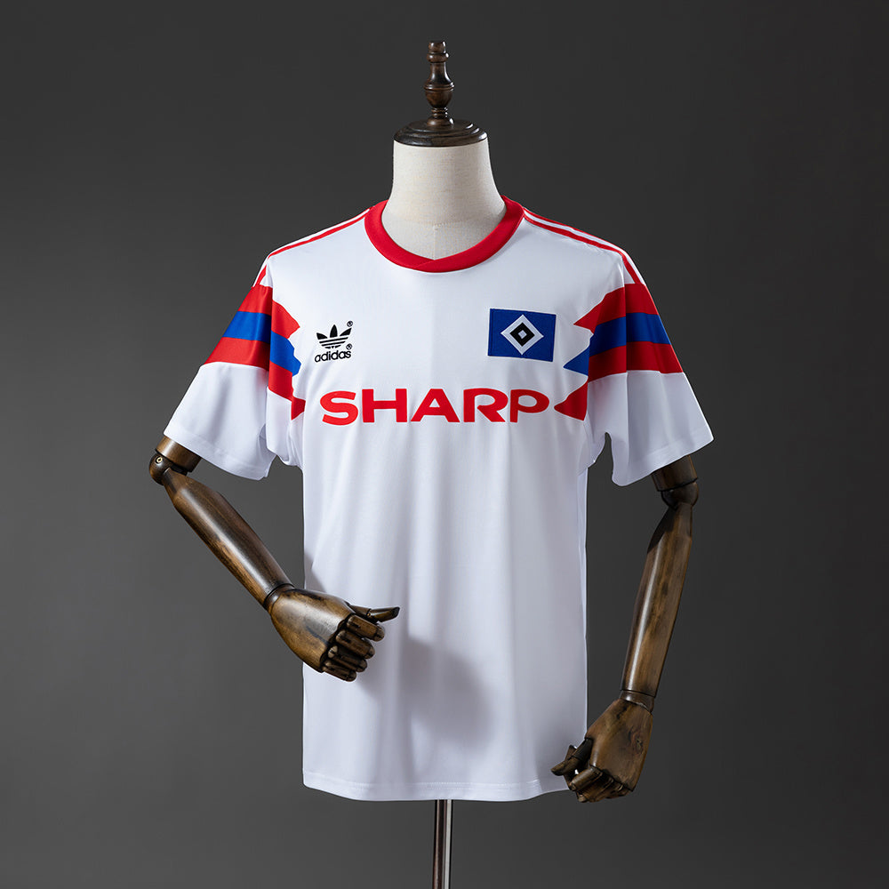 Camisola Hamburger SV Principal 90/91 Retro