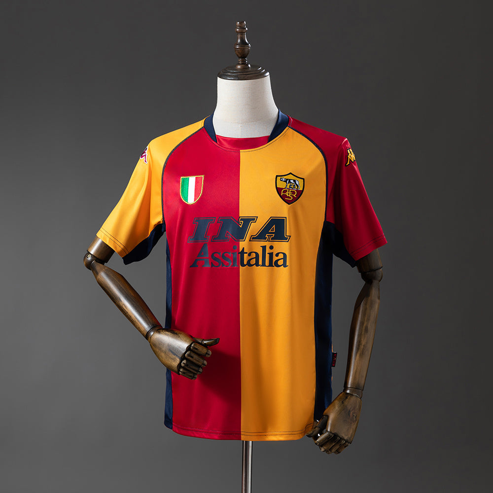 Camisola Roma Edição Especial Campeã 01/02 Retro
