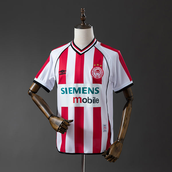 Camisola Olympiacos Principal 01/02 Retro
