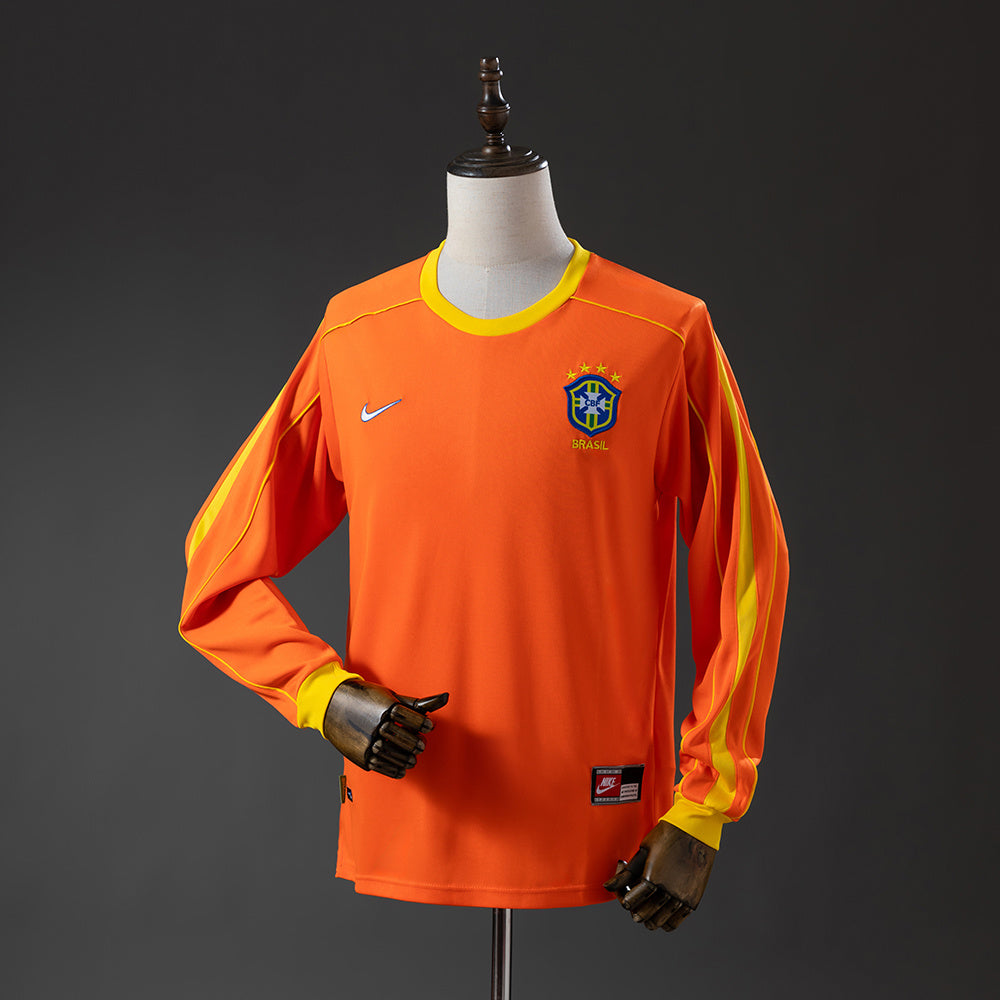 Camisola Brasil Guarda-Redes 98/99 Retro - Manga Comprida