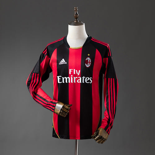 Camisola AC Milan Principal 10/11 Retro - Manga Comprida