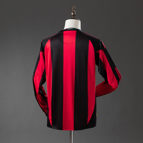 Camisola AC Milan Principal 10/11 Retro - Manga Comprida