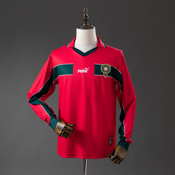 Camisola Marrocos Alternativa 98/99 Retro - Manga Comprida