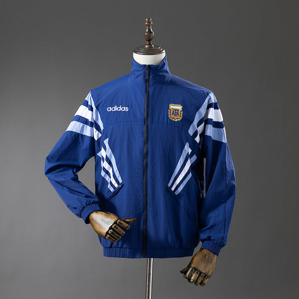 Corta-Vento Argentina Retro - Azul